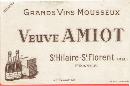 BUVARD VEUVE AMIOT VIN MOUSSEUX A SAINT HILAIRE SAINT FLORENT MAINE ET LOIRE - A