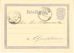 1874 Bk Met Tweeletter GOUDA Naar Apeldoorn  Van 5 DEC 74 - Covers & Documents