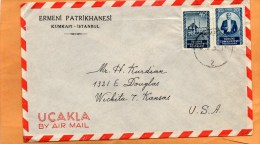 Turkey Old Cover Mailed To USA - Briefe U. Dokumente