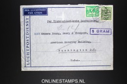 Netherlands: Airmail Cover 1941  The Hague Via Lisboa Per Clipper To  USA  NVPH 366 + 380 Censored - Lettres & Documents