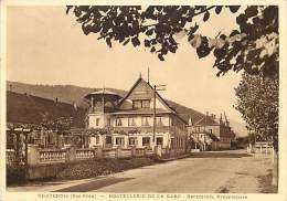 Bas Rhin -gd Format Div- Ref M861- Chatenois - Hostellerie De La Gare - Herrmann Proprietaire  - Carte Bon Etat  - - Chatenois