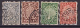 VATICANO 1933 ANNO SANTO  N.15/18 USATI CAT.€ 80,00 - Gebraucht