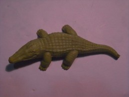 1 FIGURINE FIGURE DOLL PUPPET DUMMY TOY IMAGE POUPÉE - CROCODILE MONOCHROME 1985 BULL WEST GERMANY - Autres & Non Classés