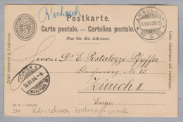 Heimat SG RORSCHACH Bahnwagenvermerk 1904-07-14 Ambulant Nr30/L2618 Auf Postkarte - Bahnwesen