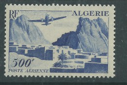 Algérie P. A. N° 12 X   Gorges D'El Kantara, 500 F. Outremer  Trace De Charnière Sinon TB - Luftpost