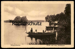 ALTE POSTKARTE BERLIN SCHMÖCKWITZ BLICK AUF DEN SEDDINSEE Boot Familie Family Schmoeckwitz Ansichtskarte AK Postcard Cpa - Schmöckwitz