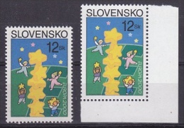 Europa Cept 2000 Slovakia 1v Normal Stamp + Phosphor Stamp ** Mnh (20062) - 2000