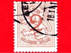 BELGIO - Usato - 1959 - Cifra Su Leone Araldico - 2 - 1951-1975 Heraldic Lion