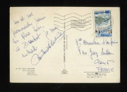 - ANDORRE 1960/79 . AFFRANCHISSEMENT SIMPLE SUR CP DE 1965 POUR FRANCE . - Covers & Documents