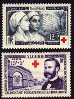 ALGERIE N° 316 / 17 X Emis Au Profit Des Oeuvres De La Croix Rouge Trace De  Charnière Sinon TB - Used Stamps