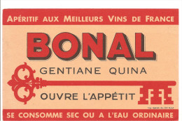 Buvard BONAL Gentiane QUINA Ouvre L'appétit - Liquor & Beer