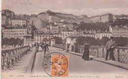 CPA LYON - Coteau De La Croix Rousse - Vue Prise Du Pont Saint Clair        TDA38 - Lyon 4