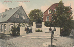 AK Oberlausitz Neugersdorf Denkmal Gründungsstätte 1657 Büttnerborn Bebel Strasse Bei Rumburg Eibau Seifhennersdorf - Neugersdorf