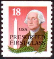 1985 USA George Washington & Monument Precanceled Coil Stamp Sc#2149a Post Famous - George Washington