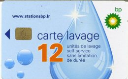 @+ Carte De Lavage BP  - 12 UNITES - Puce 2 (New) - Car Wash Cards