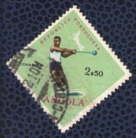 Angola 1962 Oblitéré Rond Used Sport Hammer Throwing Lancer De Marteau - Angola