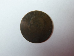 5 Centimes 1855 Napoléon III Tête Nu - 5 Centimes