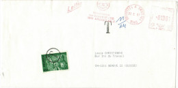 BELGIO - BELGIE - BELGIQUE - 1987 - Red Cancel - 13.00 F Postage Due Tax Helvetia - Viaggiata Da Bruxelles Per Geneve... - Other & Unclassified