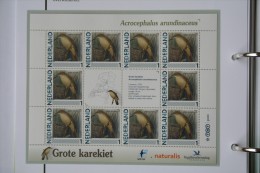 Persoonlijk Zegel Thema Birds Vogels Oiseaux Pájaro Sheet GROTE KAREKIET Great Reed Warbler 2011-2014 Nederland - Ungebraucht