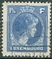 Luxemburg 1 3/4 Fr. Gest. Großherzogin Charlotte - 1926-39 Charlotte Rechterzijde