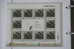 Persoonlijk Zegel Thema Birds Vogels Oiseaux Pájaro Sheet KOPERWIEK REDWING 2011-2014 Nederland - Ongebruikt