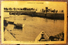 CARNON PLAGE Le Pont Et Le Port. Carte En Phototypie - Mauguio