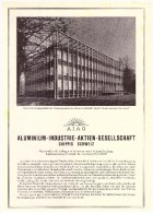 Original Werbung / Reklame - 1959 - Aluminium Industrie In Chippis , Schweiz , A4 Seite  !!! - Chippis