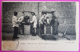 Cpa Mines De Lens Mineurs Affûtant Leurs Outils 1905 Carte Postale 62 Nord Pas De Calais Compagnie Minière Vieux Métier - Mines
