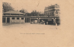 ( CPA PARIS 7 )  GARE DU CHAMP DE MARS ET PONT ROULANT  / - Arrondissement: 07