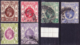 2015-0220 Lot 3 Hong Kong George V Used O - Used Stamps