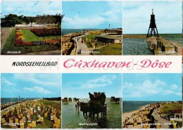 Nordseeheilbad Cuxhaven Döse - Kurpark - Strandhaus - Kugelbake - Grünstrand - Wattwagen - Germany - 1982 Gelaufen - Cuxhaven