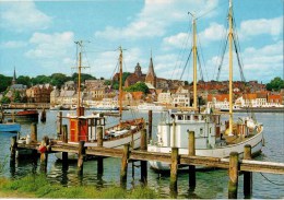 Flensburg - Hafen Und Stadt - Boot - Boat - Port - Germany - Ungelaufen - Flensburg