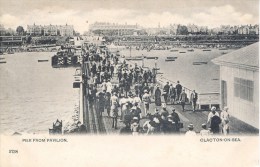 ESSEX - CLACTON - PIER FROM PAVILION UNDIVIDED BACK Es541 - Clacton On Sea