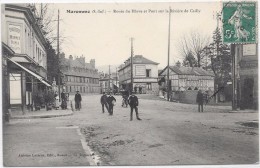 Cpa De Maromme. Route Du Havre Et Du Pont Sur La Rivière Du Cailly. - Maromme