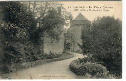 CPA 53 LASSAY LE VIEUX CHATEAU ENTREE DU PARC - Lassay Les Chateaux