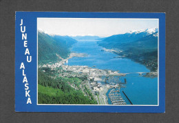 JUNEAU - ALASKA - CAPITAL OF ALASKA - LOOKING SOUTH AT THE GASTINEAU CHANNEL - PHOTO RON KLEIN - Juneau