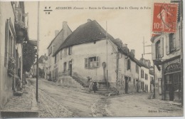 23  -   AUZANCES  -  Route De Clermont Et Rue Du Champ De Foire - Auzances