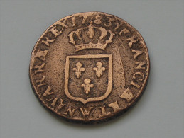 Sol Ou Sou 1783 W (Lille) - Louis XVI **** EN ACHAT IMMEDIAT ***** - 1774-1791 Louis XVI