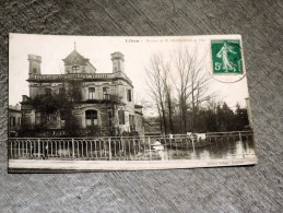 Carte Postale Ancienne : LIBOS : Maison De M. Belhomme Et L' Ile, En 1915 - Libos