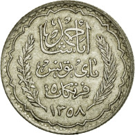 Monnaie, Tunisie, Ahmad Pasha Bey, 5 Francs, 1939, Paris, TTB, Argent, KM:264 - Tunesië