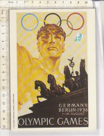 PO1090D# Reprint - GIOCHI OLIMPICI - OLIMPIADI BERLINO 1936 - OLYMPIC GAMES  No VG - Juegos Olímpicos