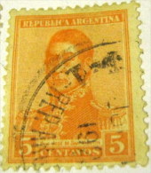 Argentina 1917 General San Martin 5c - Used - Gebraucht