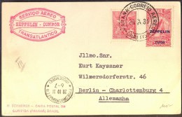 BRAZIL - BRASIL  - ZEPPELIN  CONDOR - CURITYBA PARANA To BERLIN Via BODENSEE - 1931 - Posta Aerea