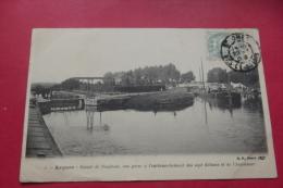 Cp Arques Canal De Neufosse Vue Prise A L'embrenchement Des Sept Ecluses Et De L'ascenseur - Arques