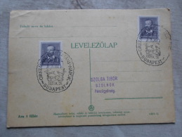 Hungary  Országos Protestáns  Napok  1939  Budapest -alkalmi Bélyegzés     D129092 - Feuillets Souvenir