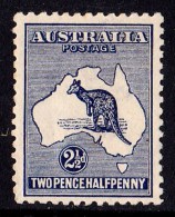 Australia 1918 Kangaroo 21/2d Blue 3rd Wmk Mint - Listed Variety - Ongebruikt