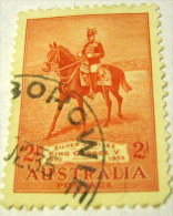 Australia 1935 The 25th Anniversary Of The Coronation Of King George V 2d - Used - Oblitérés