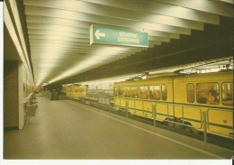 Bruxelles -- Métro  L. 1  Parc.    (2 Scans) - Public Transport (underground)