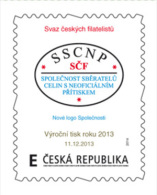 Czech Rep. / My Own Stamps (2014) 0208: ERRORS! Collectors Society Postal Stationery (SSCNP) Union Of Czech Philatelists - Errors, Freaks & Oddities (EFO)