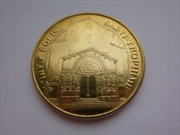 Arles 2007 Eglise Saint Trophime Touristique Monnaie De Paris - Jeton - Token - Gettone - 2007